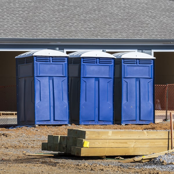 are there any restrictions on where i can place the portable toilets during my rental period in Listie Pennsylvania